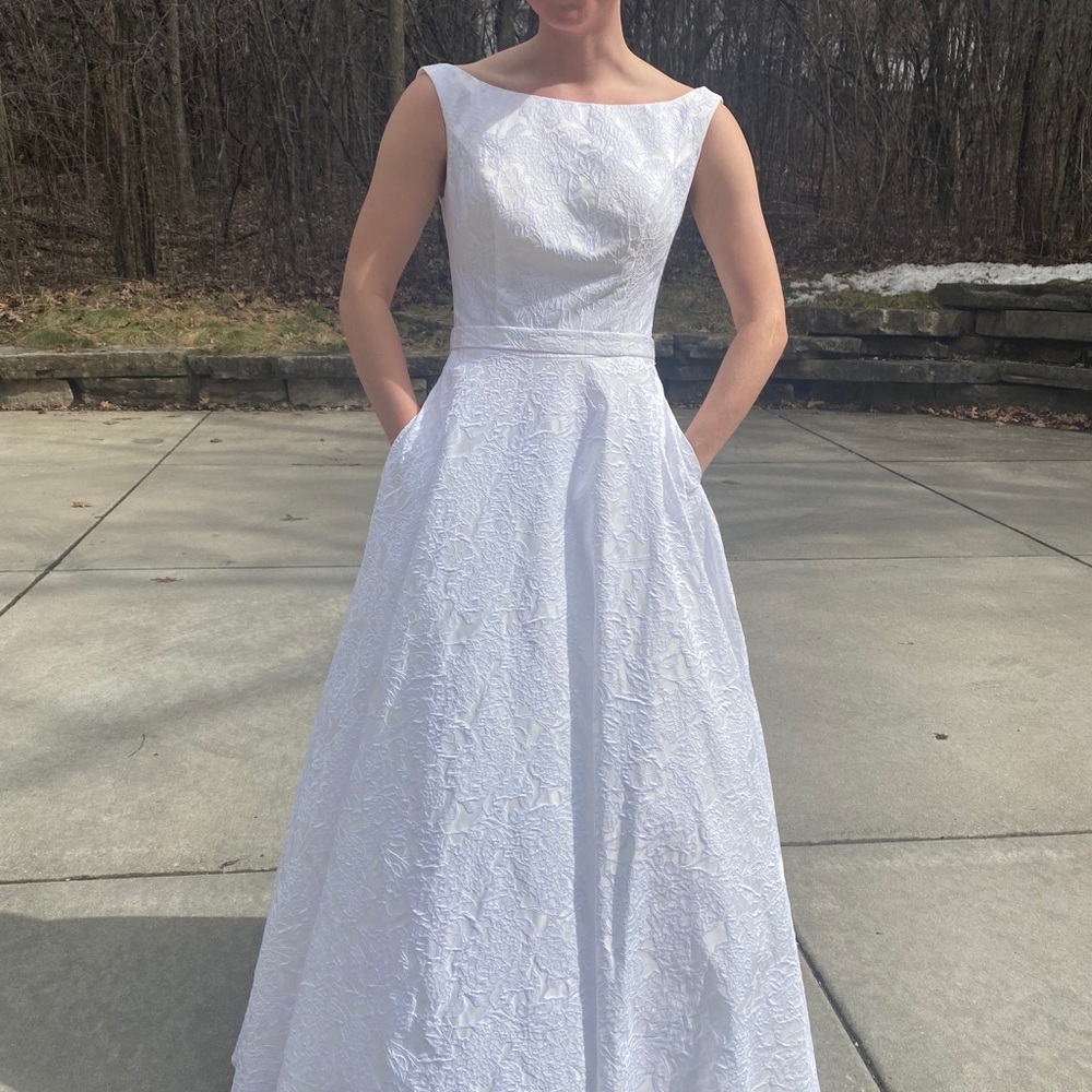 Alyce Paris White Ball Gown